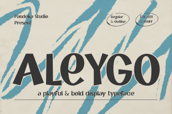 Aleygo: A Bold Display Typeface for Scroll-Stopping Marketing