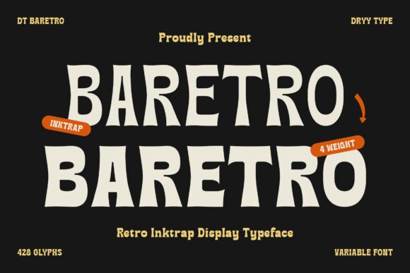 Baretro: A Bold, Confident Display Font