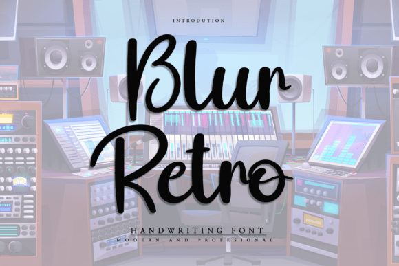 Blur Retro: A Sweet Handwritten Font for Real Business Branding
