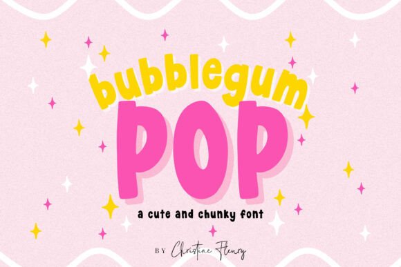 Bubblegum Pop: A Playful Display Font for Scroll-Stopping Marketing