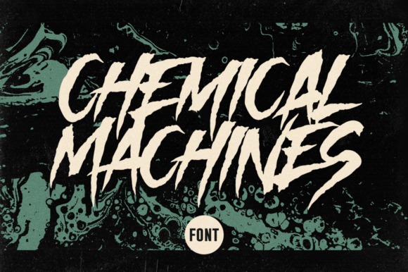 Chemical Machines: A Bold Display Font for Digital Brand Impact