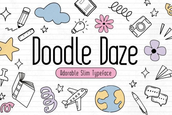 Doodle Daze: A Retro Display Typeface That Elevates Digital Branding
