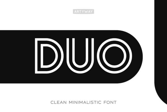 Duo: A Clean, Bold Display Font for Small Business Branding