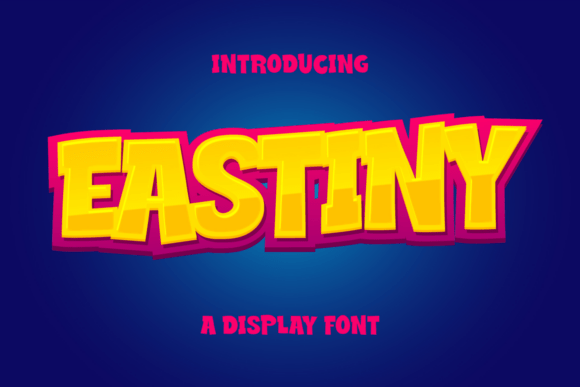Eastiny: A Display Font That Earns Its Space