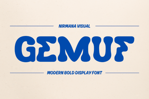Gemuf: A Display Font That Earns Its Space