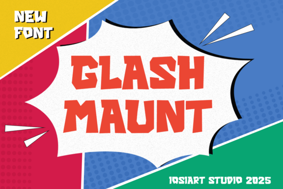 Glash Maunt: A Bold Display Font That Strengthens Your Brand