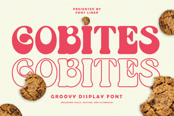 Gobites: A Groovy Display Font That Makes Your Brand Instantly Memorable