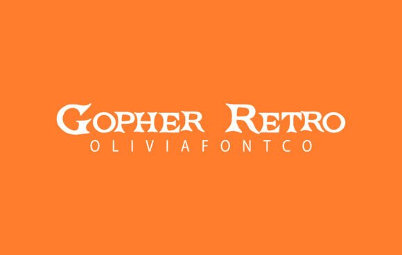 Gopher Retro: A Handwritten Serif Font for Editorial Charm