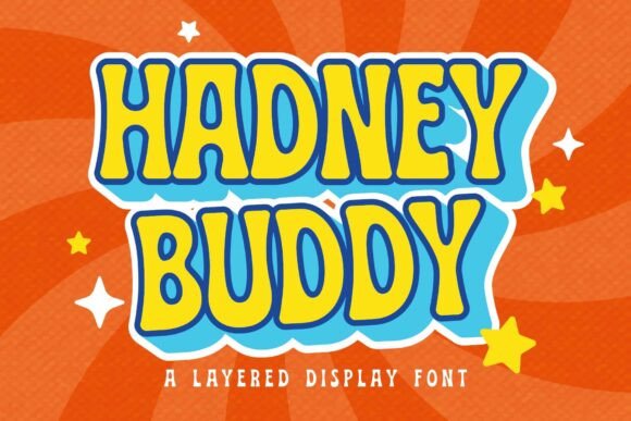 Hadney Buddy: A Retro Display Font That Feels Like Home