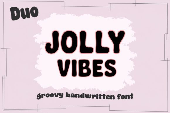 Jolly Vibes Duo: A Playful Handwritten Display Font for Makers