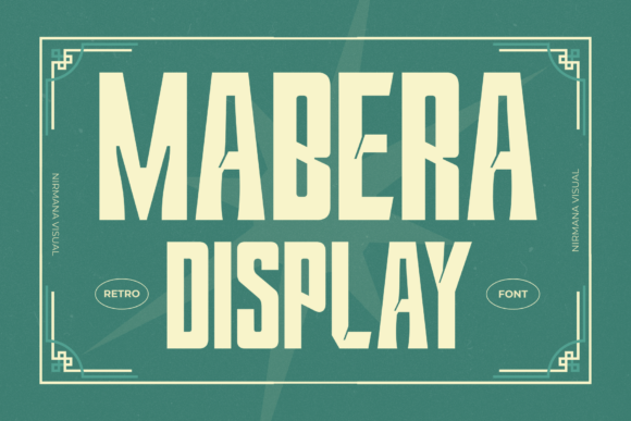 Mabera: A Playful, Professional Display Font for Small Businesses