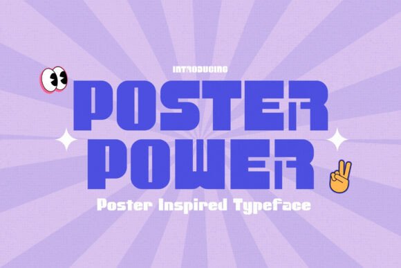 Poster Power: A Bold Display Font for Scroll-Stopping Marketing