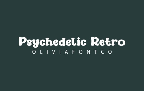 Psychedelic Retro Font: A Handwritten Script with Romantic Flair