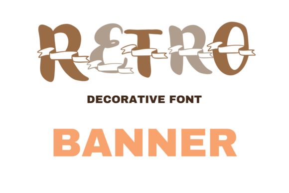 Retro Banner Font: Your Go-To Decorative Typeface for Handmade Charm