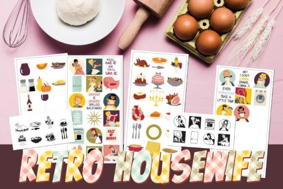 Retro Housewife Font for Warm, Trustworthy Branding