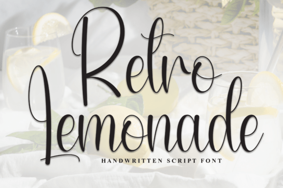 Retro Lemonade: A Playful Handwritten Script Font for Makers