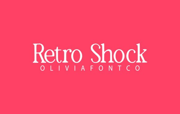 Retro Shock Font: A Romantic Handwritten Serif for Real Business Branding