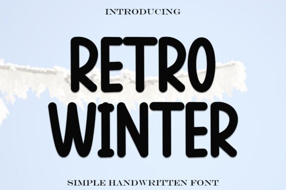 Retro Winter: A Handwritten Font That Elevates Marketing Visuals