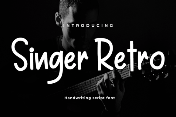 Singer Retro: A Vintage Handwritten Font for Crafters
