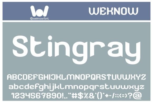 Stingray: A Display Font That Commands Attention