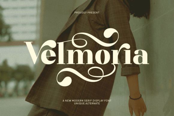 Velmoria: A Modern Serif Display Font That Feels Thoughtful, Not Trendy